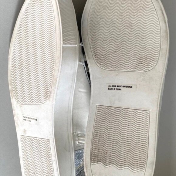 DV Dolce Vita Women's Alvira Lace-Up High-Top Sneakers White Leopard Size 6 - Picture 7 of 8